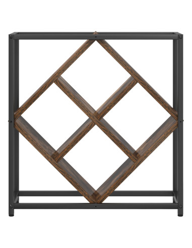 Portabottiglie Rovere fumé 51 x 18 x 52,5 cm Legno multistrato