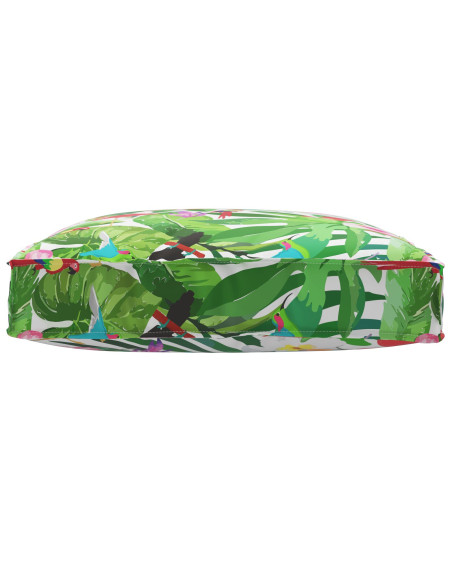 Cuscino da esterno  Giungla tropicale Poliestere 80 x 12 x 80 cm