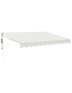 Tenda Sole Automatica Retrattile Crema 3,5x2,5 m 2