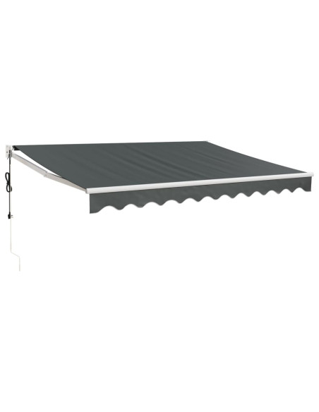 Tenda Sole Automatica Retrattile Antracite 3x2,5 m