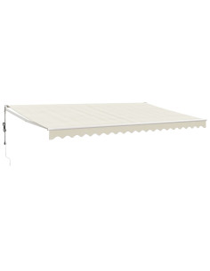 Tenda Sole Automatica Retrattile Crema 5x3 m 2