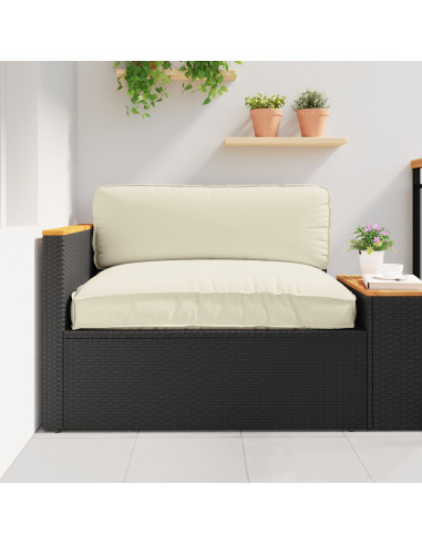 Cuscino Crema 120 x 80 x 12 cm Tessuto Oxford