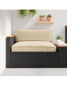 Cuscino Beige 120 x 80 x 12 cm Tessuto Oxford 2