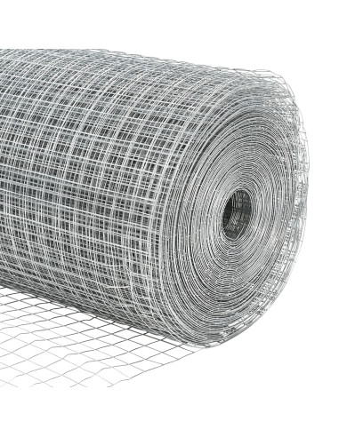 Palo della recinzione Argento 25 x 1 m (rete 12 x 12 mm)