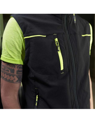 GILET SATURN BLACK CARBONL
