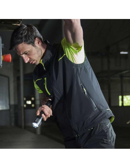GILET SATURN BLACK CARBONL