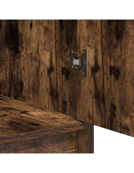 Sideboard in rovere affumicato 40x41x75 cm in legno ingegnerizzato