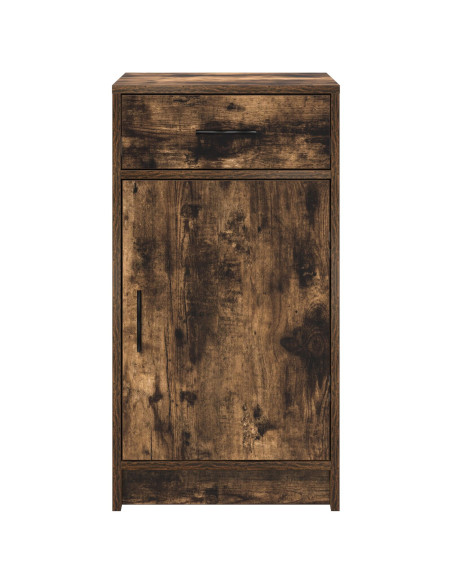 Sideboard in rovere affumicato 40x41x75 cm in legno ingegnerizzato