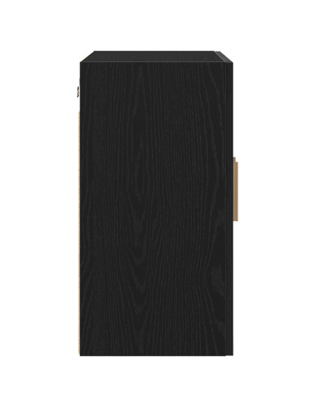 Armadietto a muro Rovere Nero 60 x 30 x 60 cm Legno multistrato