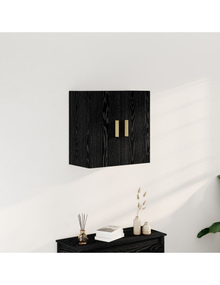 Armadio a muro in rovere nero  - 60x30x60 cm