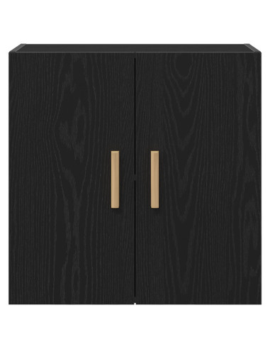 Armadietto a muro Rovere Nero 60 x 30 x 60 cm Legno multistrato