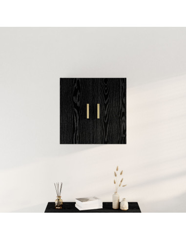 Armadietto a muro Rovere Nero 60 x 30 x 60 cm Legno multistrato