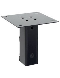 Basi per Pali Quadrati 4 pz 51x51 mm Acciaio Verniciato Polvere