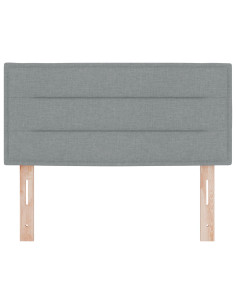 Testiera con testiera Grigio chiaro 80 cm Pelle Sintetica 2