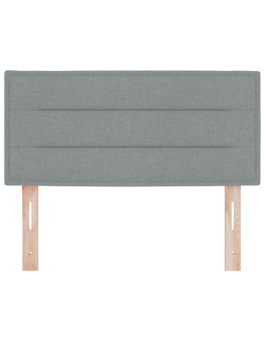 Testiera con testiera Grigio chiaro 80 cm Pelle Sintetica