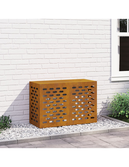 Copertura per Condizionatore d'Aria  90x40x60 cm Acciaio Resistente alle Intemperie
