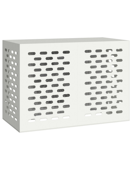 Copertura per Condizionatore  Bianca 100x50x70 cm in Acciaio