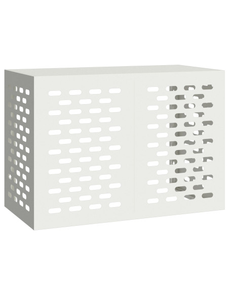 Copertura per Condizionatore  Bianca 100x50x70 cm in Acciaio