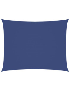 Parasole a Vela Oxford Rettangolare 6x7 m Blu 2