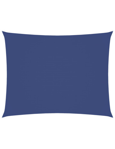Parasole a Vela Oxford Rettangolare 6x7 m Blu