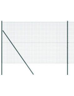 Palo della recinzione Verde 50 x 1,5 m (maglia 12 x 12 mm)