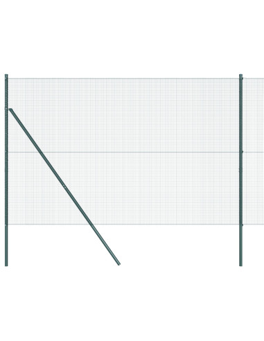 Palo della recinzione Verde 50 x 1,5 m (maglia 12 x 12 mm)