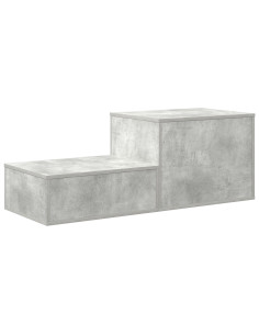 Armadio 2 pcs Grigio cemento 118 x 41 x 40 cm Legno multistrato