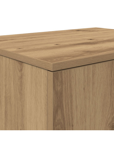 Armadio 2 pcs Rovere artigianale 118 x 41 x 40 cm