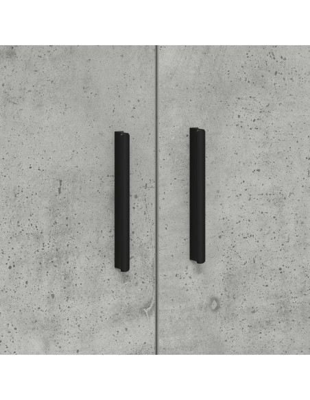 Armadio 2 pcs Grigio cemento 108 x 41 x 40 cm Legno multistrato