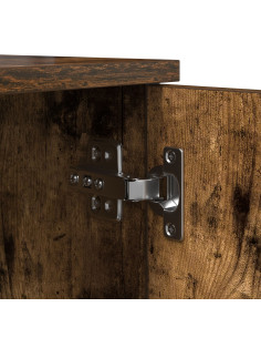 Armadio 2 pcs Rovere fumé 127 x 41 x 40 cm Legno multistrato 2