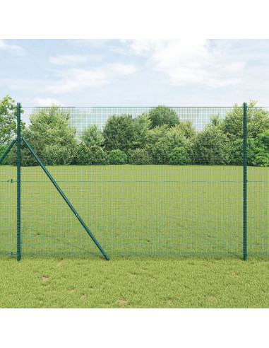 Palo della recinzione Verde 50 x 1,5 m (maglia 12 x 12 mm)