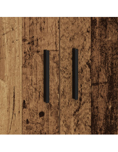 Armadio 2 pcs Legno vecchio 127 x 41 x 40 cm Legno multistrato 2
