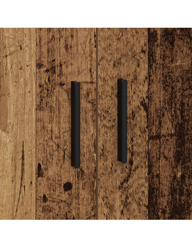 Armadio 2 pcs Legno vecchio 127 x 41 x 40 cm Legno multistrato