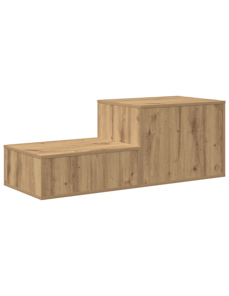 Armadio 2 pcs Rovere artigianale 127 x 41 x 40 cm