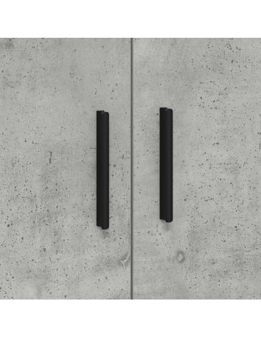 Armadio 2 pcs Grigio cemento 118 x 41 x 40 cm Legno multistrato