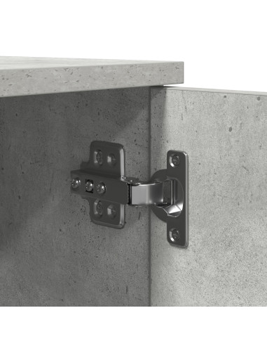 Armadio 2 pcs Grigio cemento 108 x 41 x 40 cm Legno multistrato