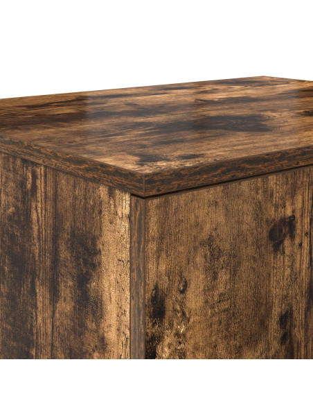Armadio vitaXL in rovere affumicato 108x41x40 cm in legno ingegnerizzato