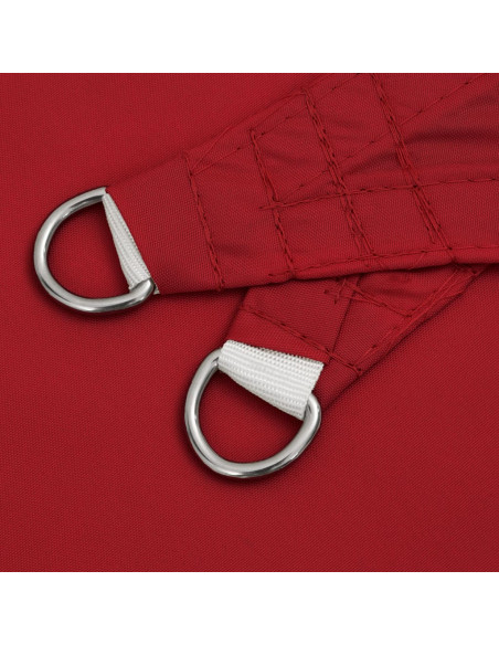 Parasole a Vela Oxford Rettangolare 2,5x4 m Rosso