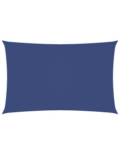 Parasole a Vela Oxford Rettangolare 2,5x5 m Blu 2