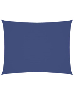 Parasole a Vela Oxford Rettangolare 3,5x5 m Blu 2