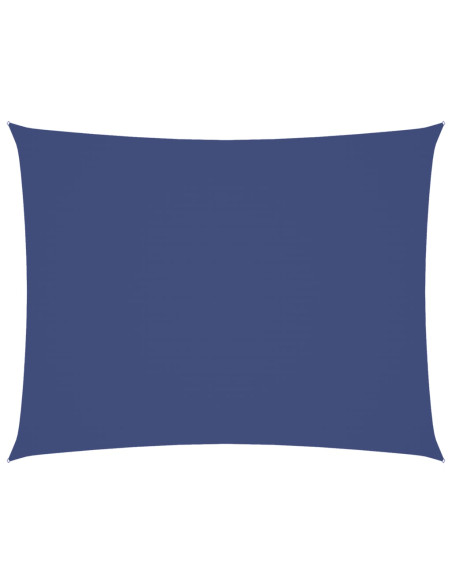 Parasole a Vela Oxford Rettangolare 3,5x5 m Blu