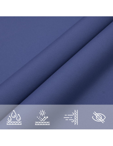 Parasole a Vela Oxford Rettangolare 5x8 m Blu