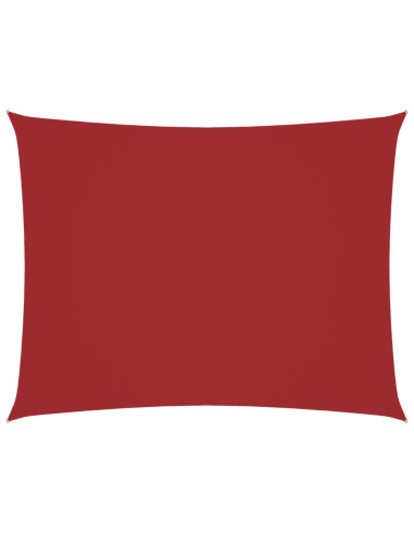 Parasole a Vela Oxford Rettangolare 2,5x4 m Rosso