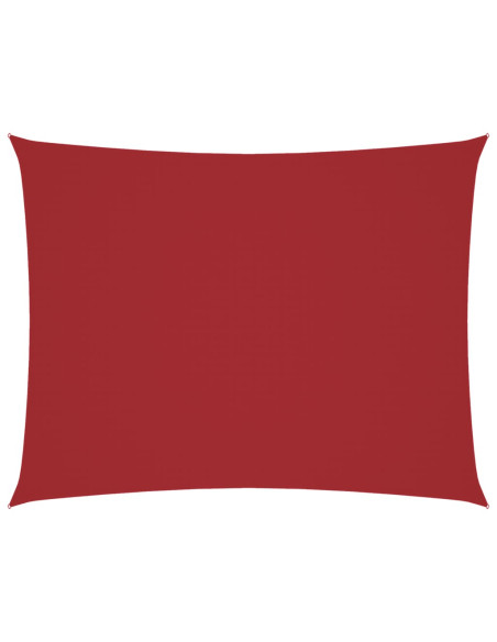 Parasole a Vela Oxford Rettangolare 2,5x4 m Rosso