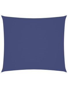 Parasole a Vela Oxford Rettangolare 2x2,5 m Blu 2