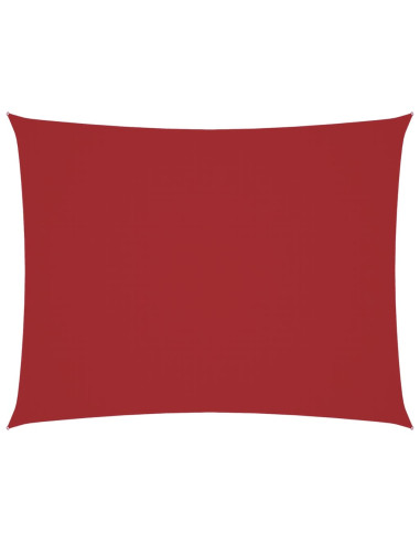 Parasole a Vela Oxford Rettangolare 2,5x3,5 m Rosso
