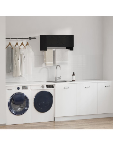 Guardaroba Rovere Nero 70 x 32,5 x 35 cm Legno multistrato