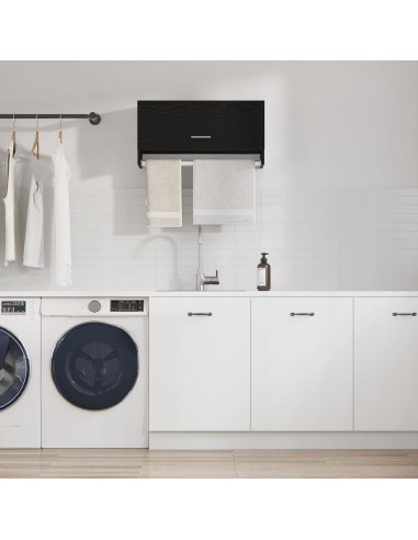 Guardaroba Rovere Nero 70 x 32,5 x 35 cm Legno multistrato