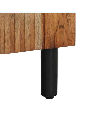 Armadio per Lavabo da Bagno con porta Legno di Acacia Massello