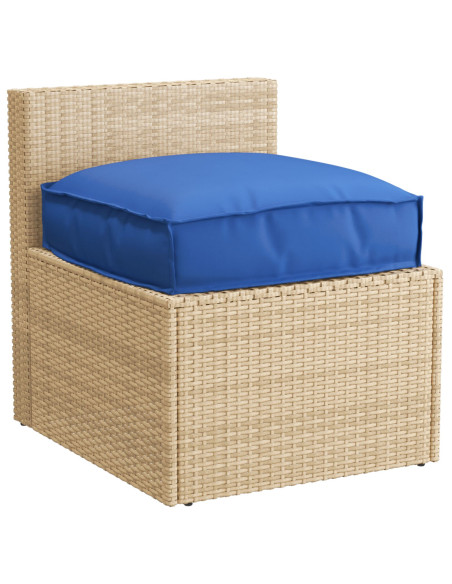 Cuscino da Esterno Blu Reale Poliestere 50 x 50 x 12 cm